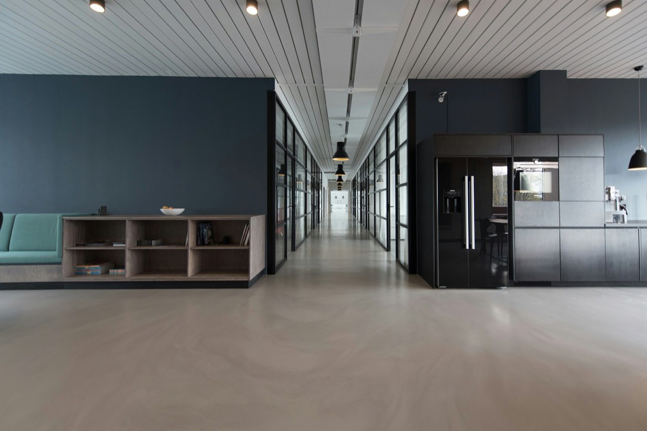 Clean, modern commercial office interior